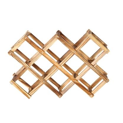 Elegant Folding Structure: The Red Wine Wooden Frame - Image 6