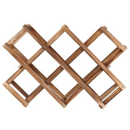 Elegant Folding Structure: The Red Wine Wooden Frame - Image 7